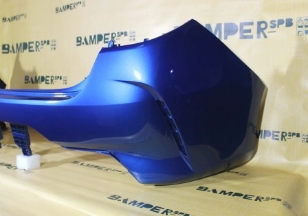 Бампер задний Kia Rio 4 FB 2020-нв N4U Marina Blue Синий
