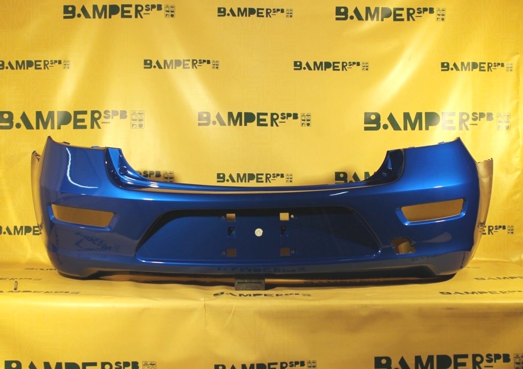 Бампер задний Chevrolet Cruze 2009-2016 хетчбэк GCT Moroccan Blue Синий металлик Т.