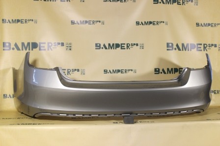 Бампер задний Skoda Rapid 2012-2020 4K, LF8H Cappuccino Beige Бежевый Т.