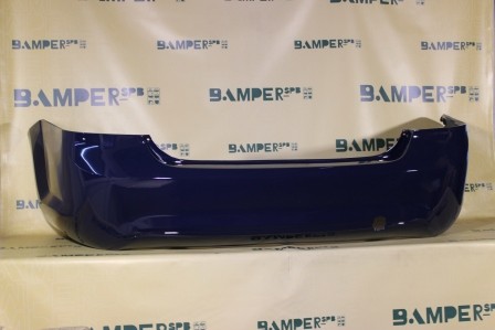 Бампер задний Ford Focus 2 2008-2011 седан 8CWA Blazer Blue Темно-синий