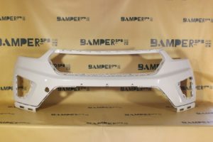 Бампер передний Hyundai Creta 1 2015-2021 верхняя часть SAW Atlas White Белый