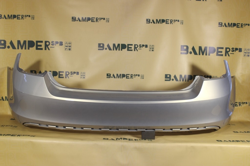 Бампер задний Skoda Rapid 2012-2020 7B, LR7L Silver Leaf Серебристо-желтый Т.
